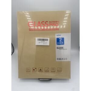 For iPad 10.2 inch 9th 8th Generation. 2 Pack Tempered Glass Screen Protector